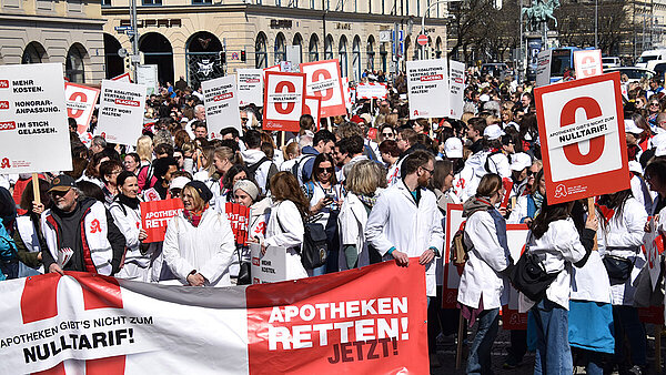 Bundesweiter Apotheken-Protesttag