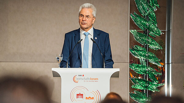 Dr. Hans-Peter Hubmann beim DAV-Wirtschaftsforum 2026